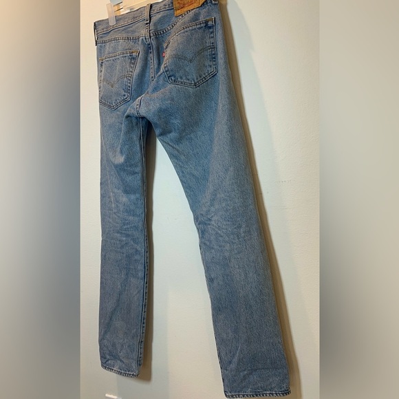 Levi's Men's Straight Jeans - Light Blue - Picture 2 of 7